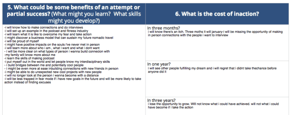 fear setting